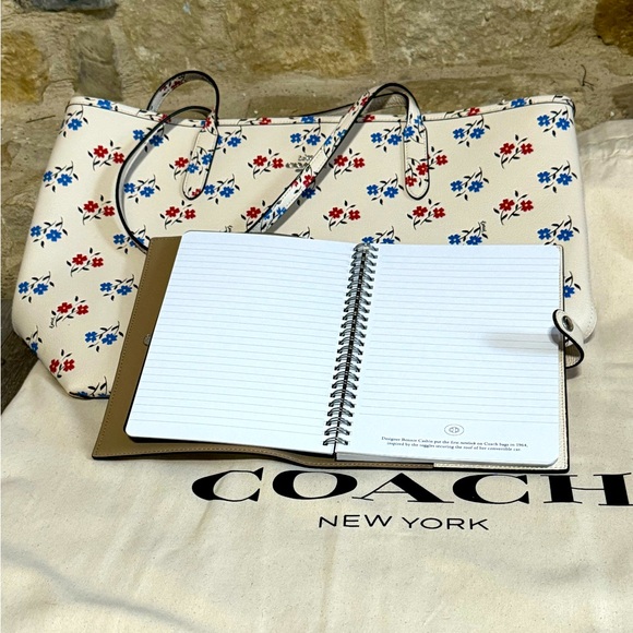 Coach Floral Print City Tote Bundle with
Lined Notebook and Dust Bag - Picture 3 of 6